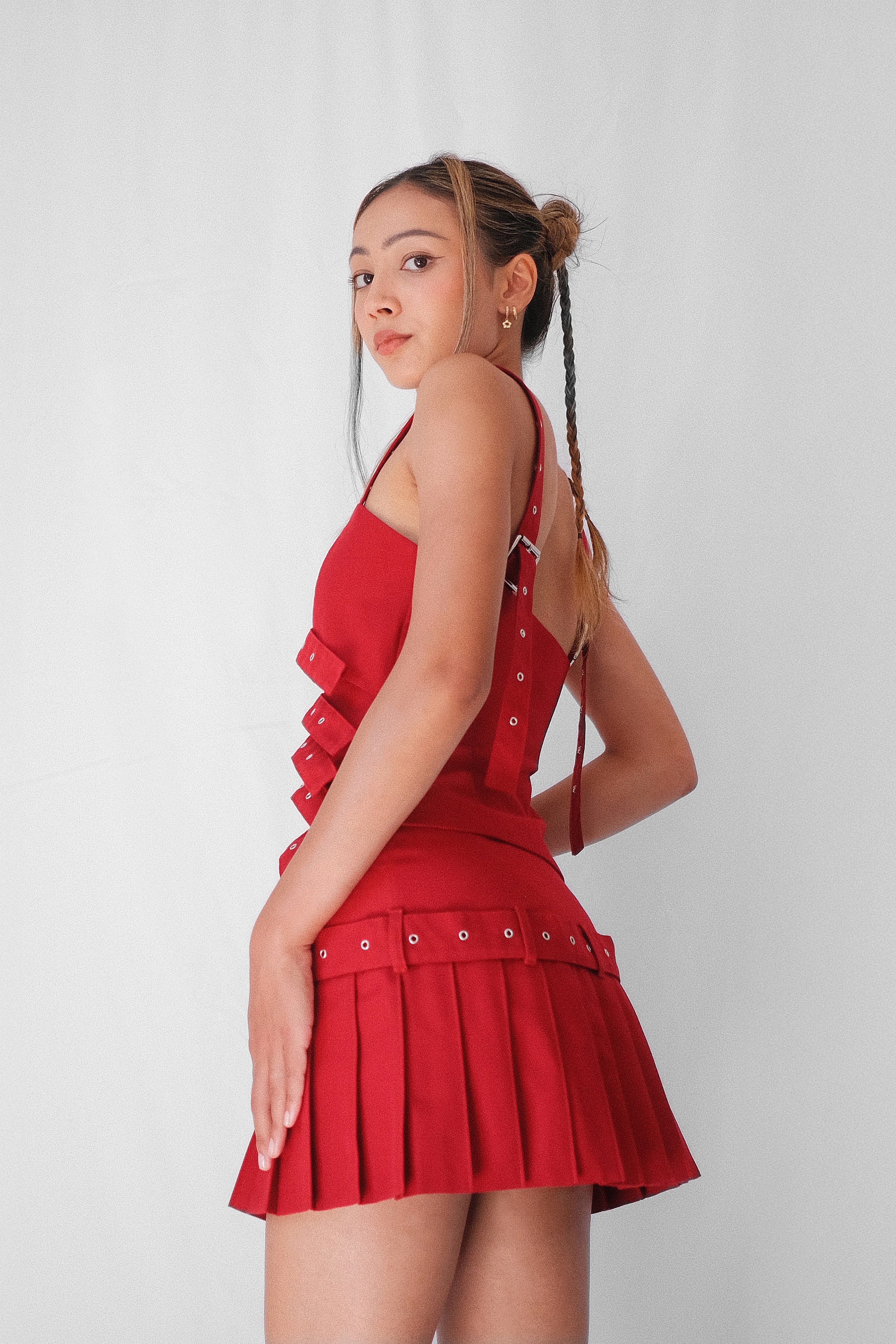 JUPE LUCKY RED