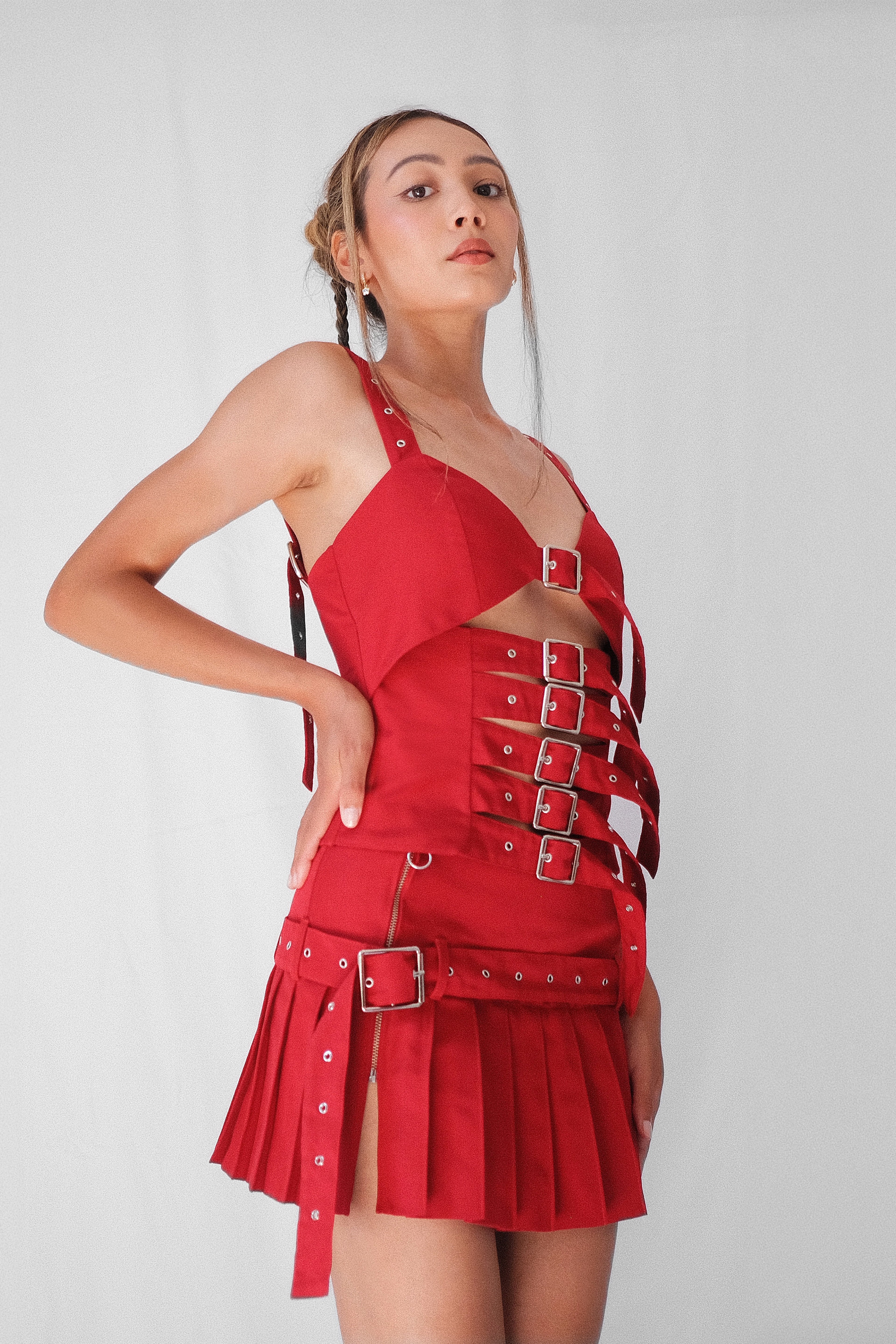 JUPE LUCKY RED