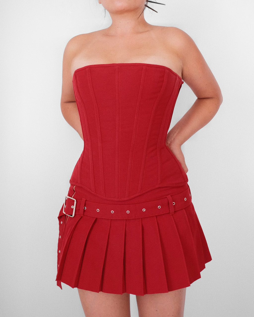 CORSET LUCKY RED