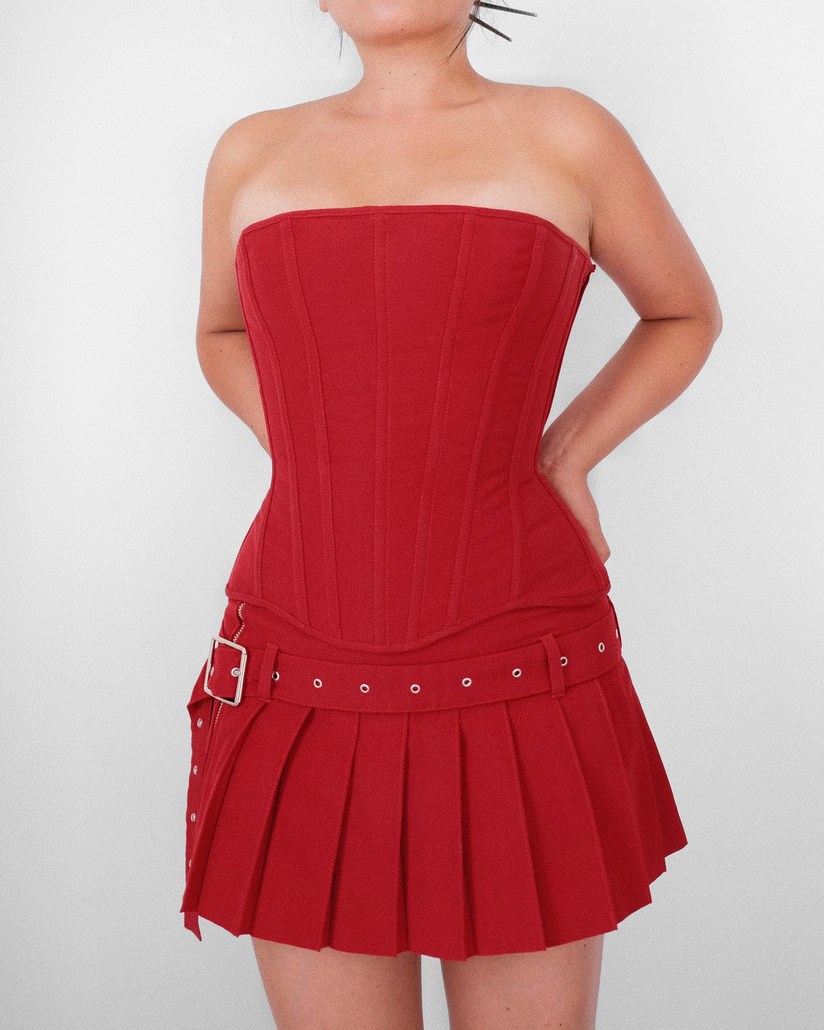 CORSET LUCKY RED